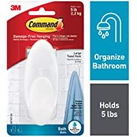 Command Gancho para Toallas- Blanco- 3.8x2.7x10.4 cm